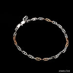 Load image into Gallery viewer, Japanese Platinum &amp; Rose gold Links Bracelet JL PTB 1263   Jewelove.US
