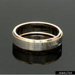 Load image into Gallery viewer, Platinum Love Bands with Rose Gold Ring JL PT 1408
