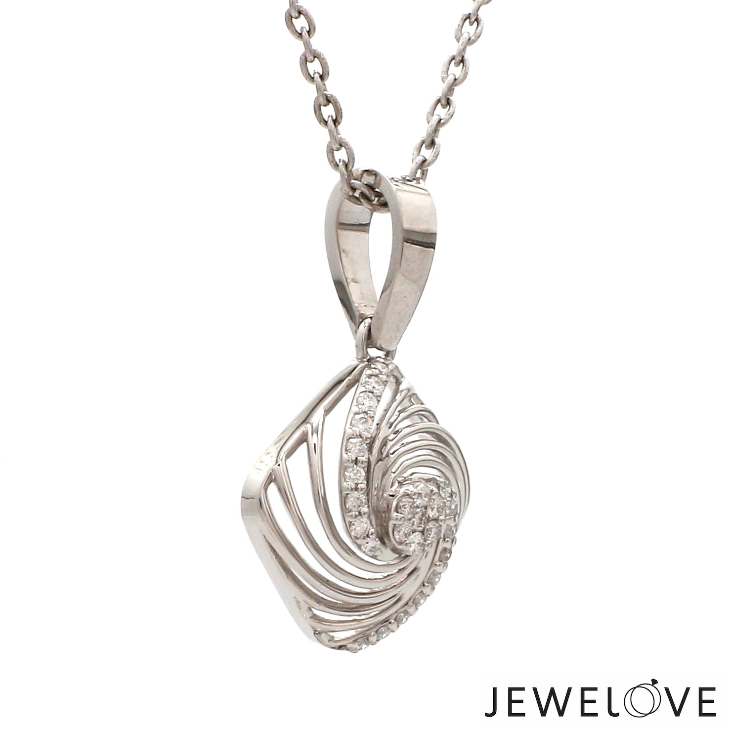 Platinum with Diamond Pendant for Women JL PT P 2453   Jewelove.US