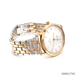 Load image into Gallery viewer, Platinum Rose Gold Couple Watch JL PT W-101
