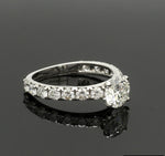 Load image into Gallery viewer, 50-Pointer Solitaire Diamond Shank Platinum Ring JL PT 1350   Jewelove.US

