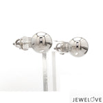 Load image into Gallery viewer, 9.5mm Platinum Ball Earrings Studs JL PT E 187-B
