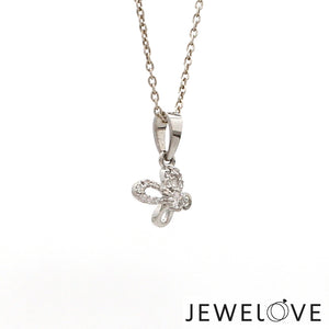 Beautiful Platinum with Diamond Pendant Set for Women JL PT PE 2425   Jewelove.US