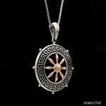Load image into Gallery viewer, Platinum Rose Gold Unisex Pendant JL PT P 362

