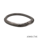 Load image into Gallery viewer, Men of Platinum | Black Bracelet with Matte Finish for Men JL PTB 1320
