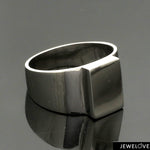 Load image into Gallery viewer, Plain Platinum Ring for Men JL PT 1387

