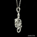 Load image into Gallery viewer, Plain Platinum Ganesha Pendant JL PT GANESH JI-7
