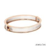 Load image into Gallery viewer, Platinum &amp; 18K Rose Gold Bracelet for Men JL PTB 1221
