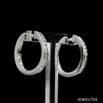 Load image into Gallery viewer, Platinum Bali Earrings with Diamonds  JL PT E 332   Jewelove

