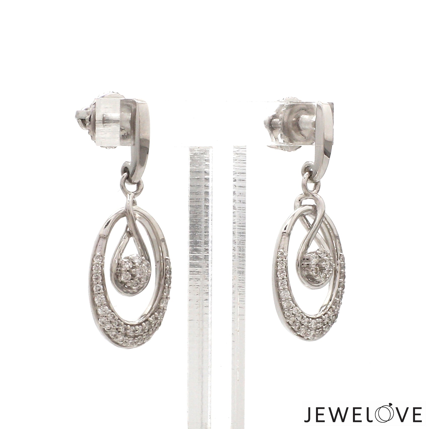 Platinum with Diamond Pendant Set for Women JL PT P 2444