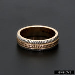 Load image into Gallery viewer, Designer 18K Triple Color Gold Unisex Ring JL AU 99
