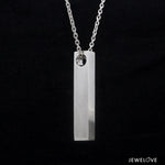 Load image into Gallery viewer, Plain Platinum Cuboid Pendant JL PT P 316   Jewelove.US
