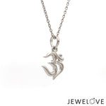 Load image into Gallery viewer, Plain Platinum Om Pendant JL PT OM-1   Jewelove.US
