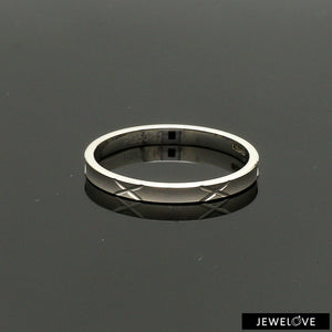 2mm Designer Japanese Platinum Women's Ring JL PT 1344   Jewelove
