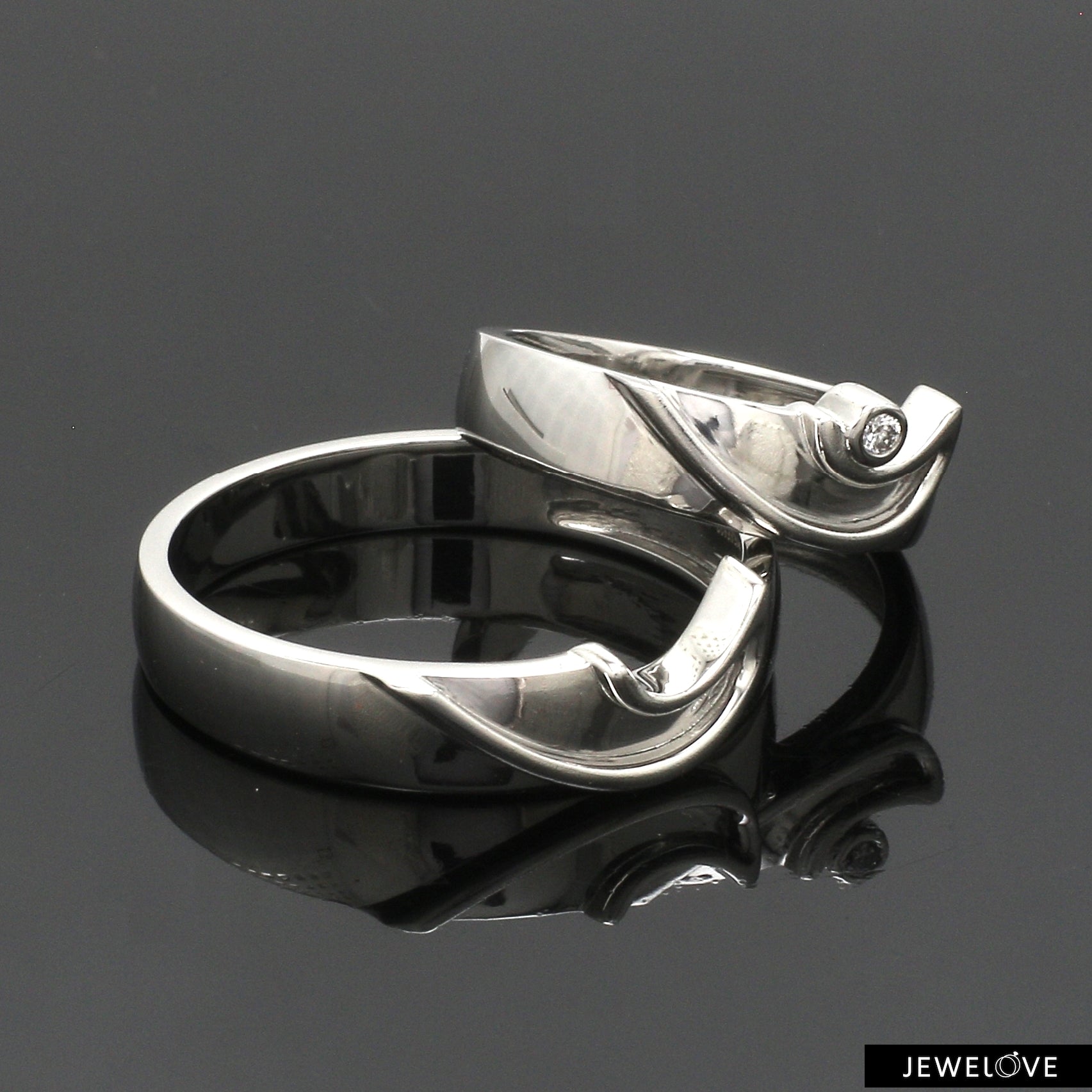 Designer Platinum Love Bands JL PT 119