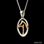 Load image into Gallery viewer, Platinum Rose Gold Unisex Pendant JL PT P 363
