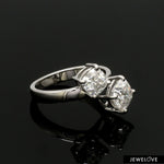 Load image into Gallery viewer, Lab Grown Cushion cut Diamond Platinum Engagement Ring JL PT LG-1434
