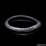 Load image into Gallery viewer, Men of Platinum | Black Bracelet with Matte Finish for Men JL PTB 1320
