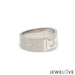 Load image into Gallery viewer, Diamond Platinum Ring for Men JL PT 1110   Jewelove.US
