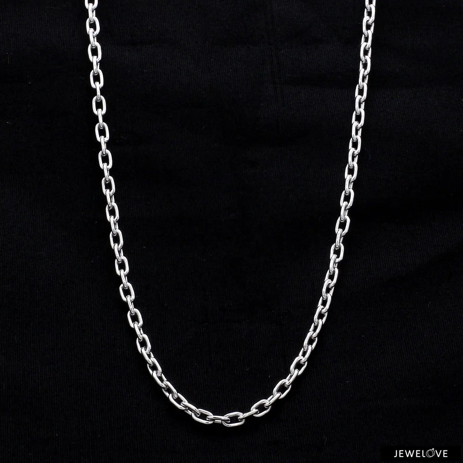 Simple Platinum Chain JL PT CH 862   Jewelove.US