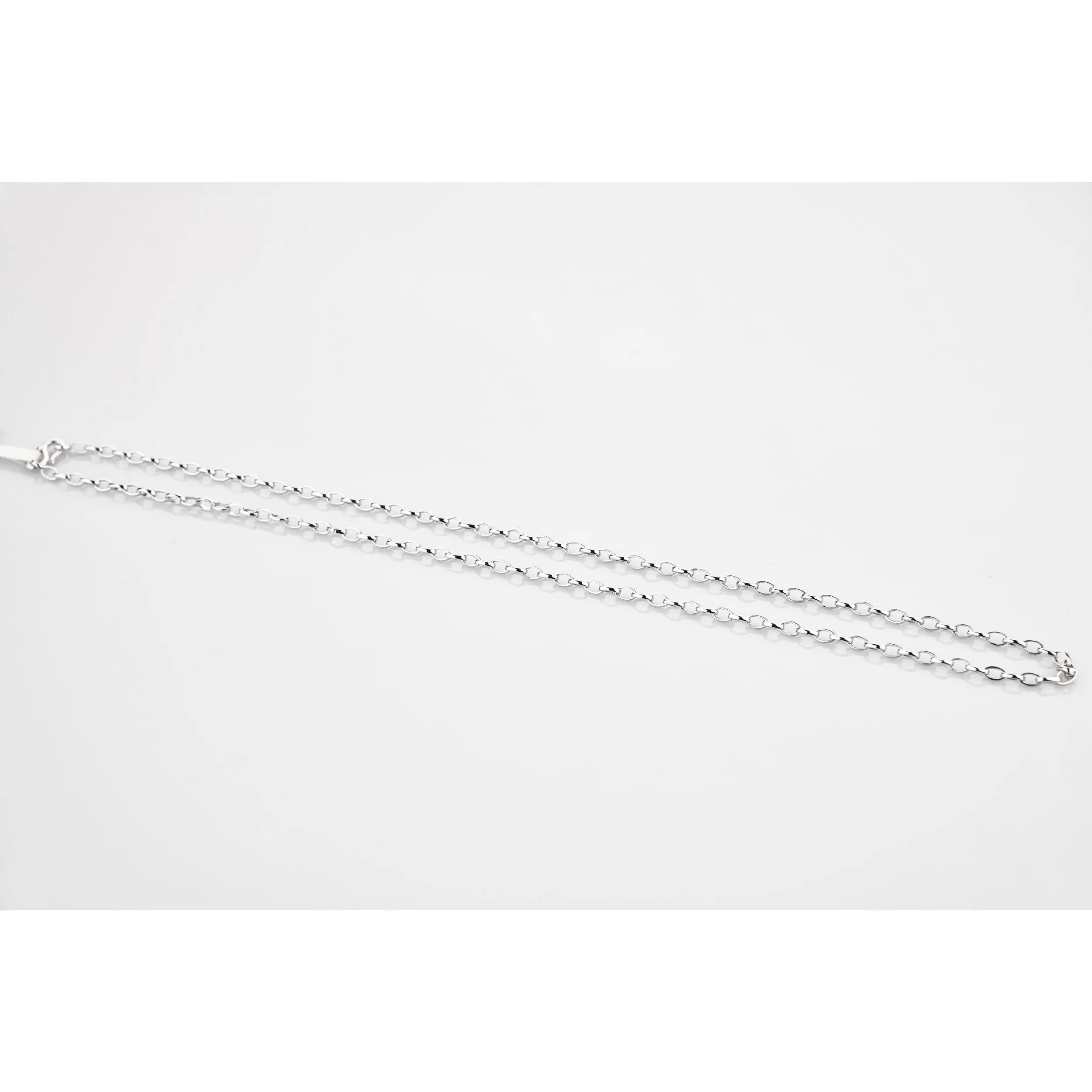 Simple Platinum Chain with Oval Links JL PT CH 767   Jewelove.US