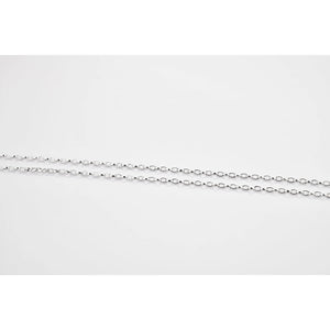 Simple Platinum Chain with Oval Links JL PT CH 767   Jewelove.US