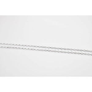 Simple Platinum Chain with Oval Links JL PT CH 767   Jewelove.US