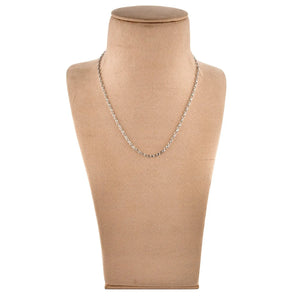 Simple Platinum Chain with Oval Links JL PT CH 767   Jewelove.US