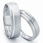 Load image into Gallery viewer, Simple Platinum Love Bands JL PT 107   Jewelove
