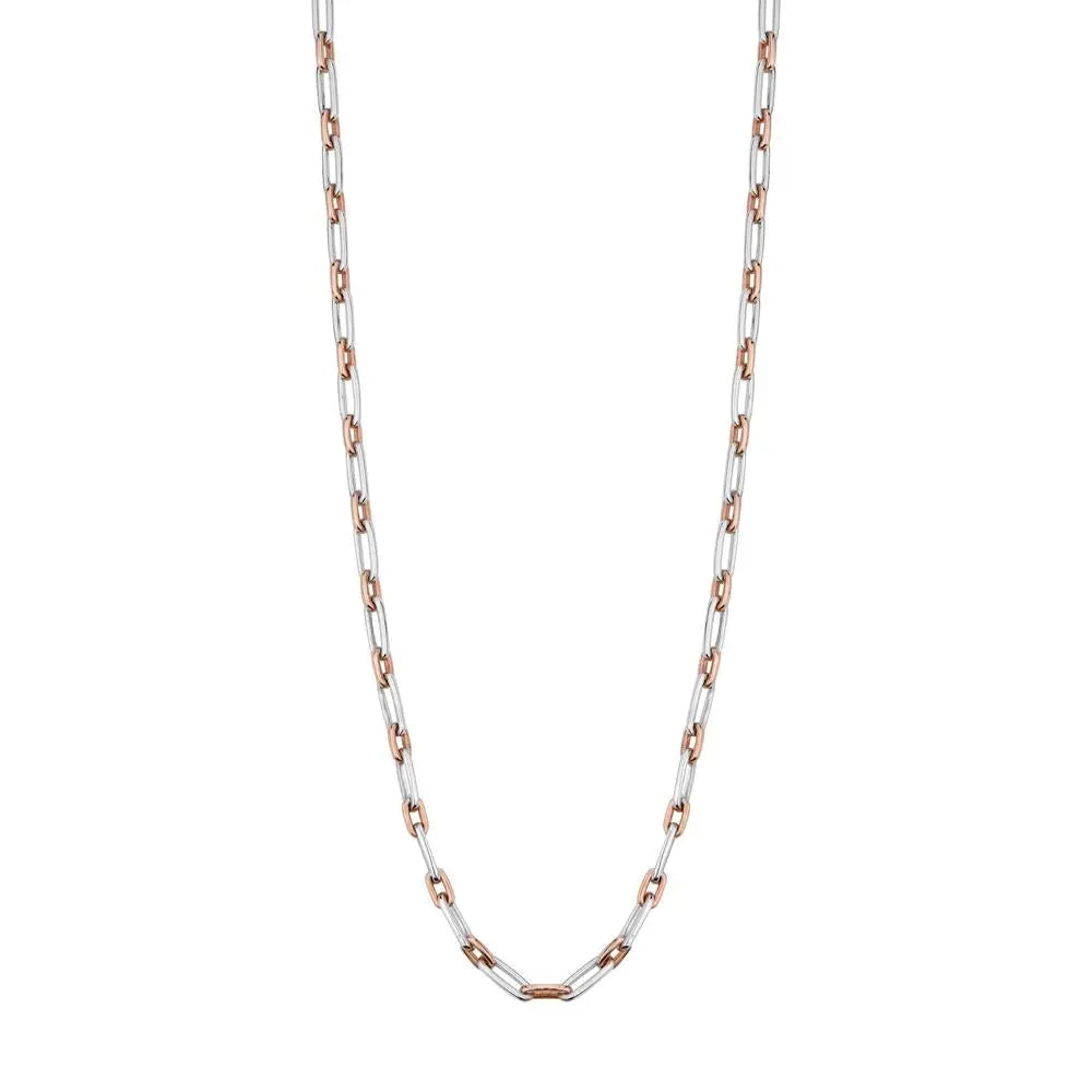 Simple Platinum with Rose Gold Chain JL PT CH 821   Jewelove.US