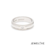 Load image into Gallery viewer, Single Diamond Milgrain Platinum Couple Rings JL PT 539   Jewelove.US
