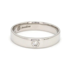 Single Diamond Platinum Ring JL PT 500  Men-s-Ring-only Jewelove