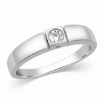 Load image into Gallery viewer, Single Diamond Platinum Ring for Men JL PT 311   Jewelove
