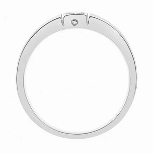 Single Diamond Platinum Ring for Men JL PT 311   Jewelove