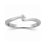 Load image into Gallery viewer, Single Diamond Platinum Ring for Women JL PT 304   Jewelove
