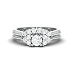 Load image into Gallery viewer, Spark of Love - Platinum Couple Rings with Diamonds JL PT 600  Women-s-Ring-only Jewelove.US
