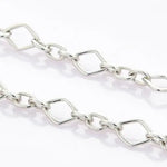 Load image into Gallery viewer, Square Links Platinum Chain JL PT CH 890   Jewelove.US
