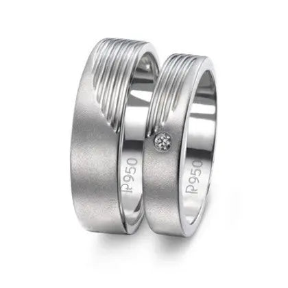 Super Sale - JL PT 421 Platinum Band for Women Ring Size 17   Jewelove