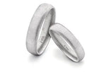 Load image into Gallery viewer, Textured Comfort Fit Platinum Love Bands JL PT 136   Jewelove
