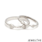 Load image into Gallery viewer, Thin Plain Platinum Love Bands JL PT 127   Jewelove
