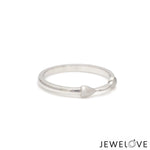 Load image into Gallery viewer, Thin Plain Platinum Love Bands JL PT 127   Jewelove

