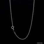 Load image into Gallery viewer, Thin Platinum Japanese Chain with Diamond Cut Cylindrical Balls JL PT CH 841 - Thin   Jewelove.US
