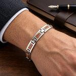 Load image into Gallery viewer, Men of Platinum | 8mm Platinum Rose Gold Bracelet for Men JL PTB 1368
