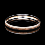 Load image into Gallery viewer, 8mm Platinum Rose Gold Kada for Men JL PTB 1383
