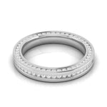 Load image into Gallery viewer, Uniquely Textured Platinum Couple Rings Eternity Style JL PT 528   Jewelove.US
