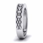 Load image into Gallery viewer, Unisex Platinum Wedding Band with Diamonds JL PT 5945   Jewelove.US
