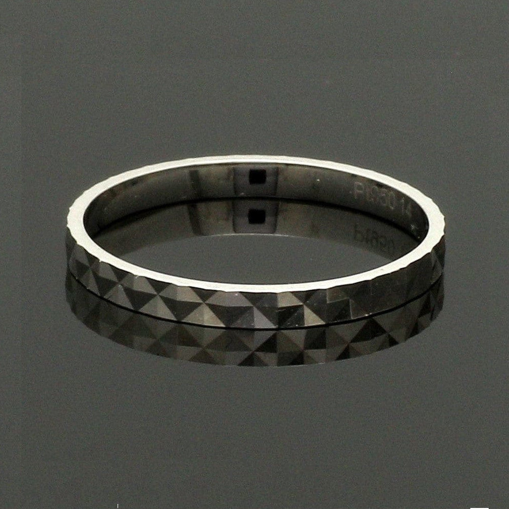 2mm Designer Japanese Platinum Women's Ring JL PT 1347