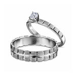Load image into Gallery viewer, Rare Companions Platinum Love Bands JL PT 591
