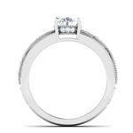 Load image into Gallery viewer, 1-Carat Lab Grown Solitaire Diamond Platinum Engagement Ring JL PT LG 6847
