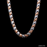Load image into Gallery viewer, Men of Platinum | 6mm Platinum Rose Gold Chain for Men JL PT CH 1408
